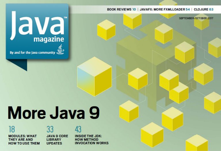 September/October 2017 issue of Java Magazine, 